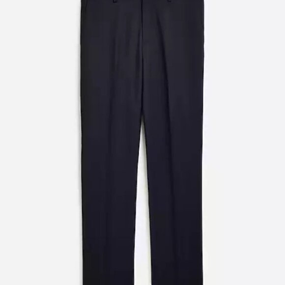 J Crew Bowery Dress Pant in Wool Blend Classic Navy sz 34 X 32 BQ424 NWOT - Picture 2 of 2